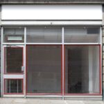 Leeg winkelpand herstructurering binnenstad